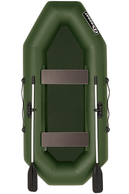 Лодка Фрегат М-2 Оптима (260 см), зеленая