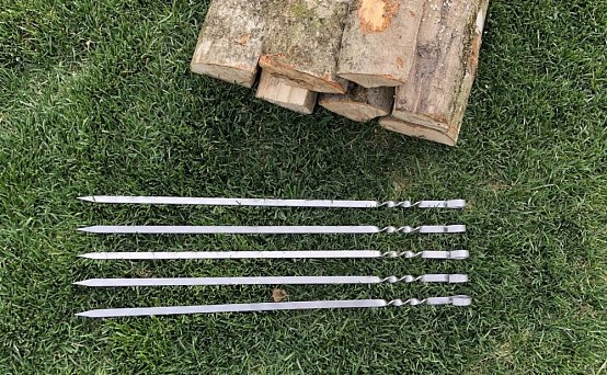 Шампур с железным кольцом 