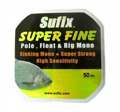 Леска Sufix Super Fine Clear 50м 0.073мм