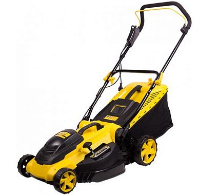 Газонокосилка эл. CHAMPION EM4118 (1800Вт пласт.+ткань травосб. 50л ширина 420мм 25-75мм, 13кг)