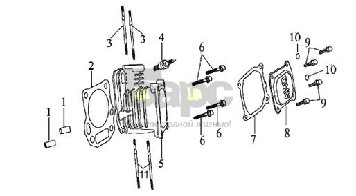 CYLINDER HEAD & CYLINDER HEAD COVER ASSY