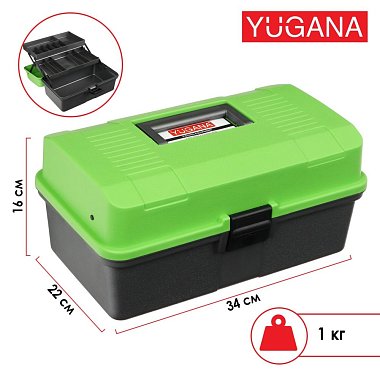 Ящик Yugana двухполочный цвет зеленый