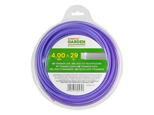 Леска 4 мм STARTUL GARDEN (квадрат) 29м.