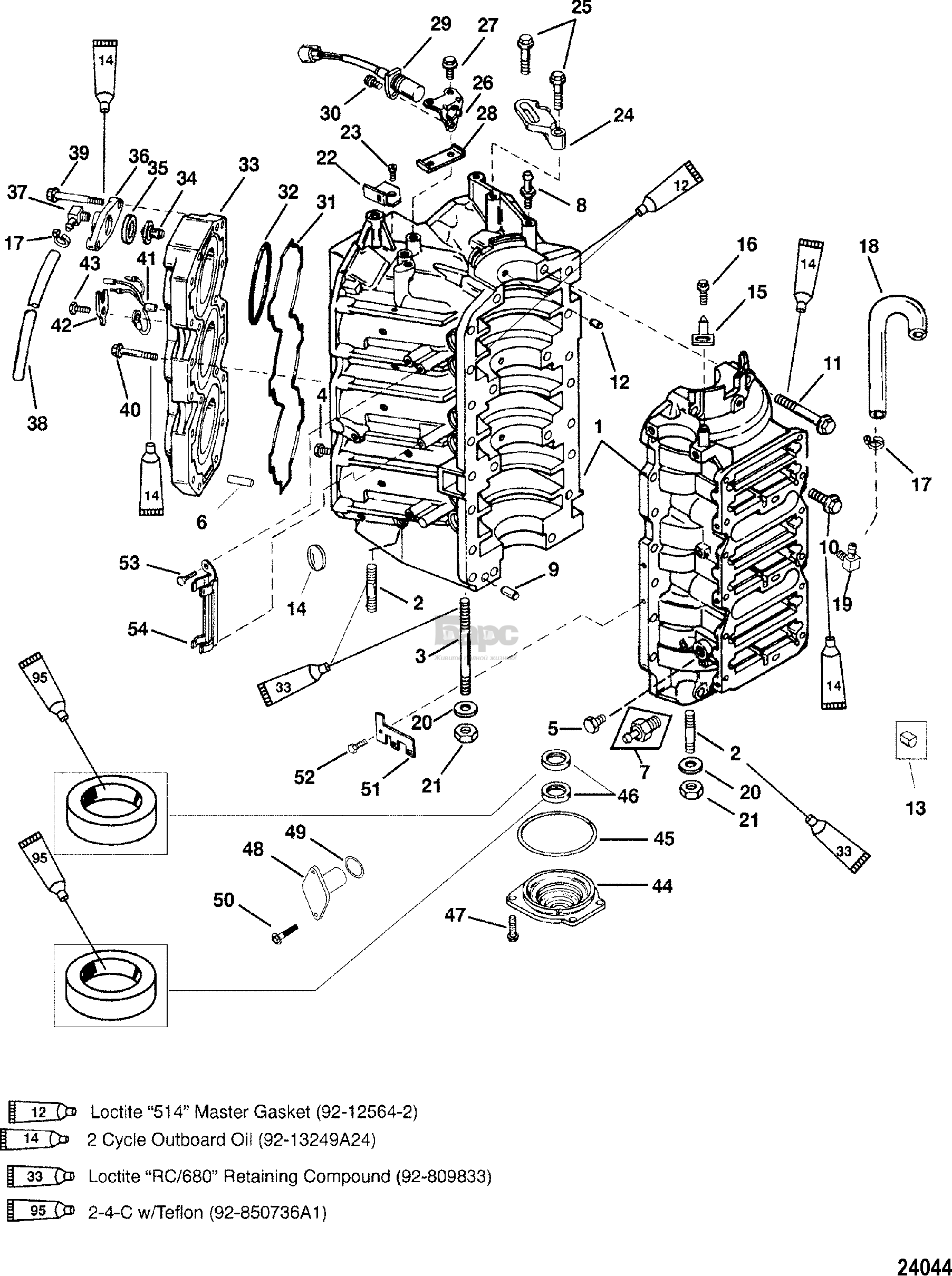 CYLINDER BLOCK AND END CAP