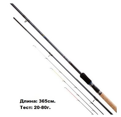 Удилище фидерное MIDDY 4GS 360 Feeder Rod 12' (3,60м /20-80г)