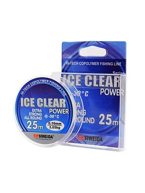 Леска SIWEIDA ICE CLEAR 25 м (прозрачная)