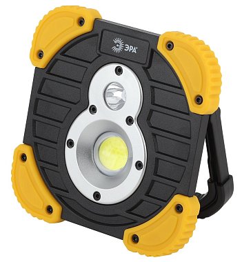 Фонарь ЭРА RA-801 Прожектор Практик 10Вт COB, 3,3 Ач, диммер, IPX6, PowerBank