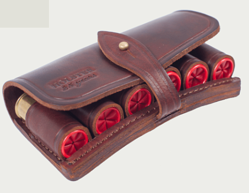 Подсумок средний закрытый 16 кал / 6 п (кожа)