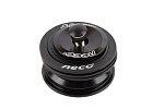 Рулевая колонка NECO H159 1-1/8" ZS 44/28.6 ZS 55/39,8, подшип. 5/32"x22- 2шт, высота  10,4мм, черн