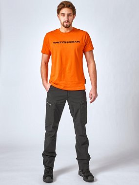 Футболка TRITONGEAR (Хлопок, Оранжевый) 