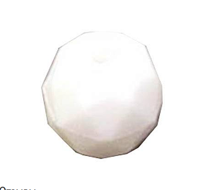 Бусина гранен. пластик.,прозр. (10шт)