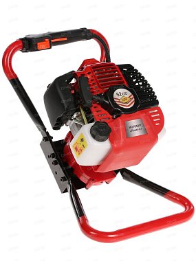 Мотобур DDE GD-52-200 (двухтактный 52 куб.см., 1,8 кВт, масса 9,8 кг, макс. диаметр 200мм) без шнека
