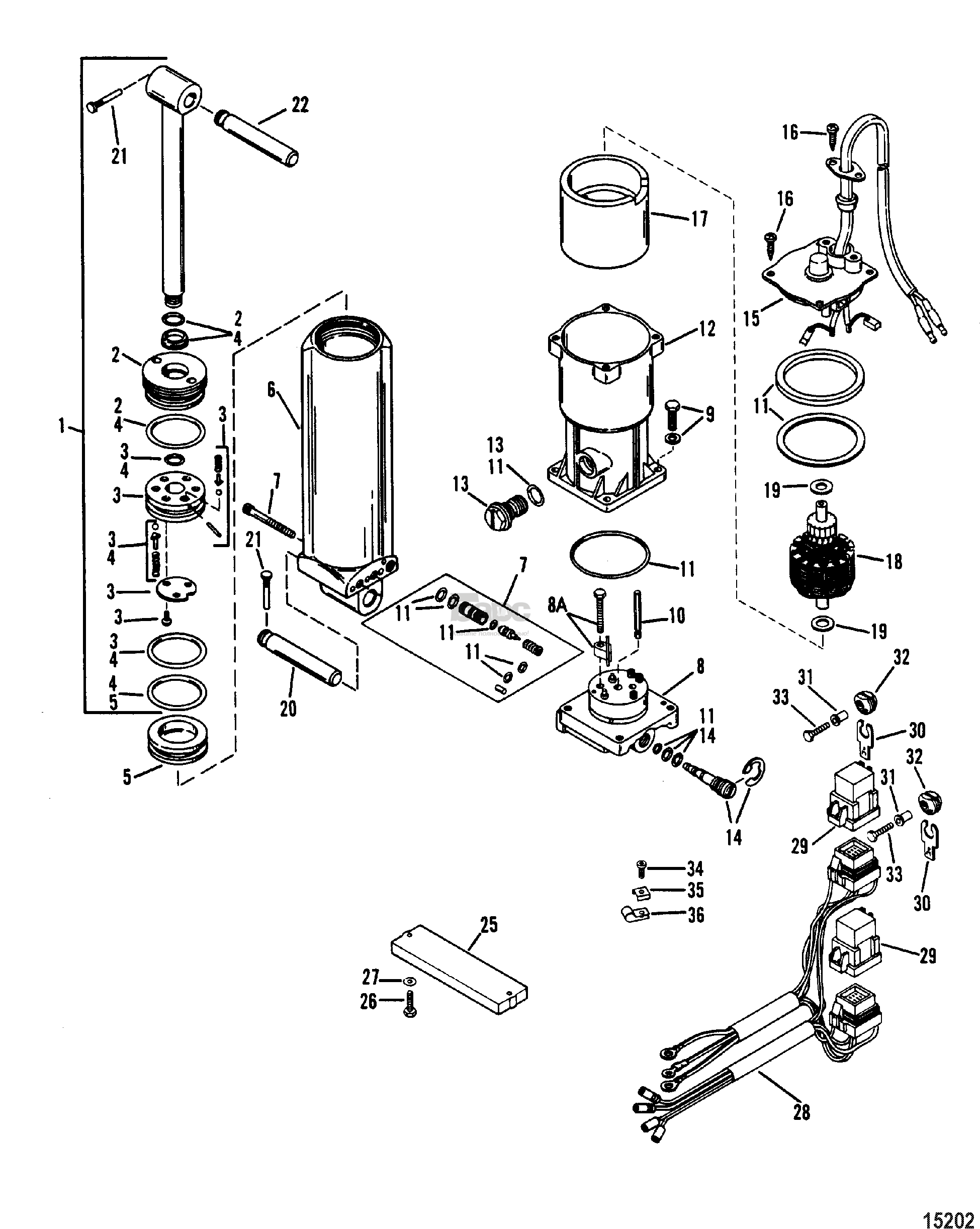 Power Trim Components(Single Ram Power Trim)