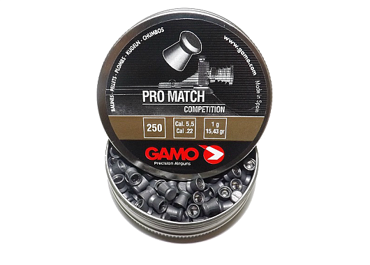 Пули пневматические GAMO кал 5.5мм Match (250 шт)