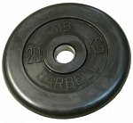Блин обрезиненный d=26 mm 20кг