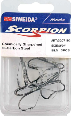 Крючок -незацепляйка SIWEIDA Scorpion №2/0