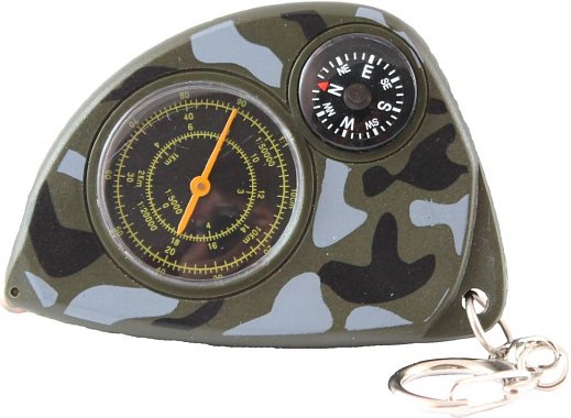 Компас СЛЕДОПЫТ, с измерителем расстояние по карте (курвиметр)