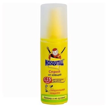 Аэрозоль MOSQUITALL Спец.защита от клещей 100мл