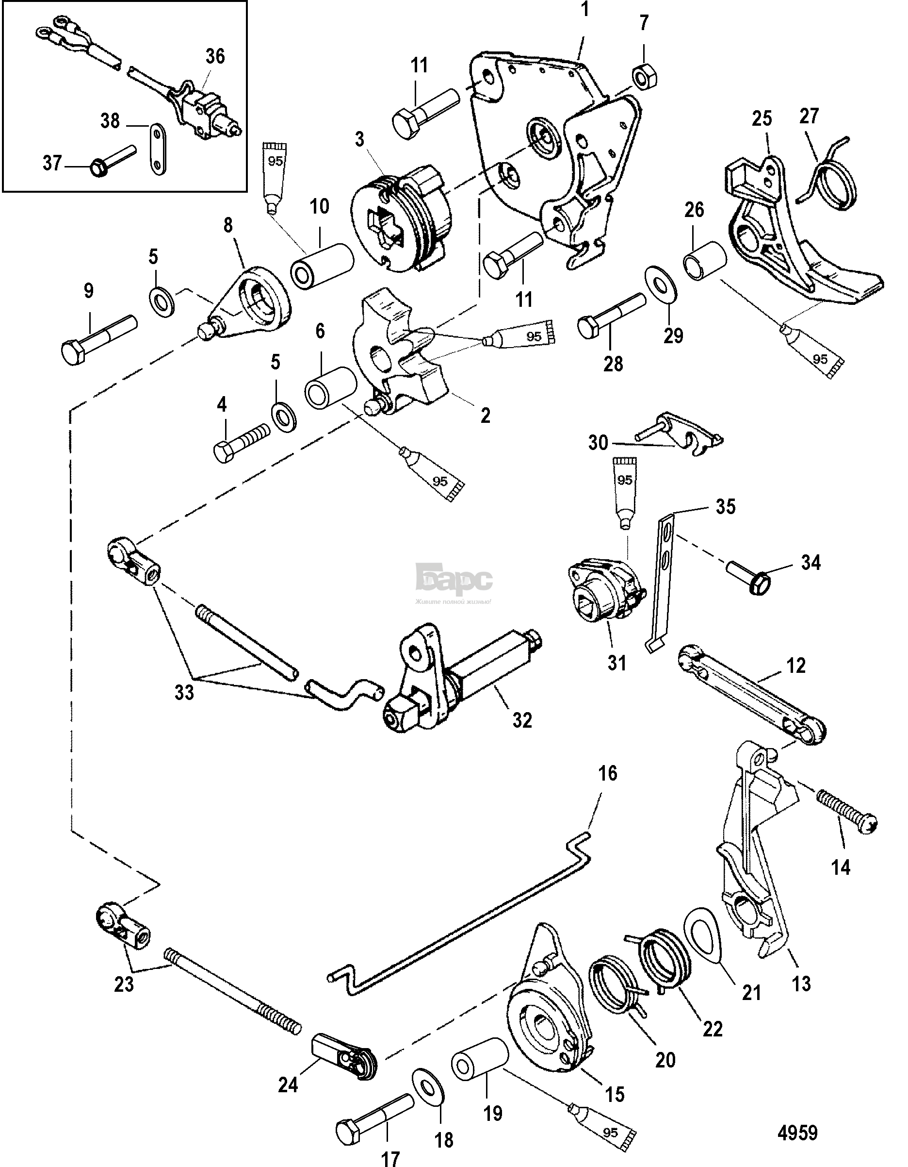 Throttle and Shift Linkage