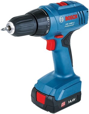 Дрель аккумуляторная Bosch GSR1440-Li (10 мм, 15/30Нм, 14,4V/1,3Aч/Li-ion)