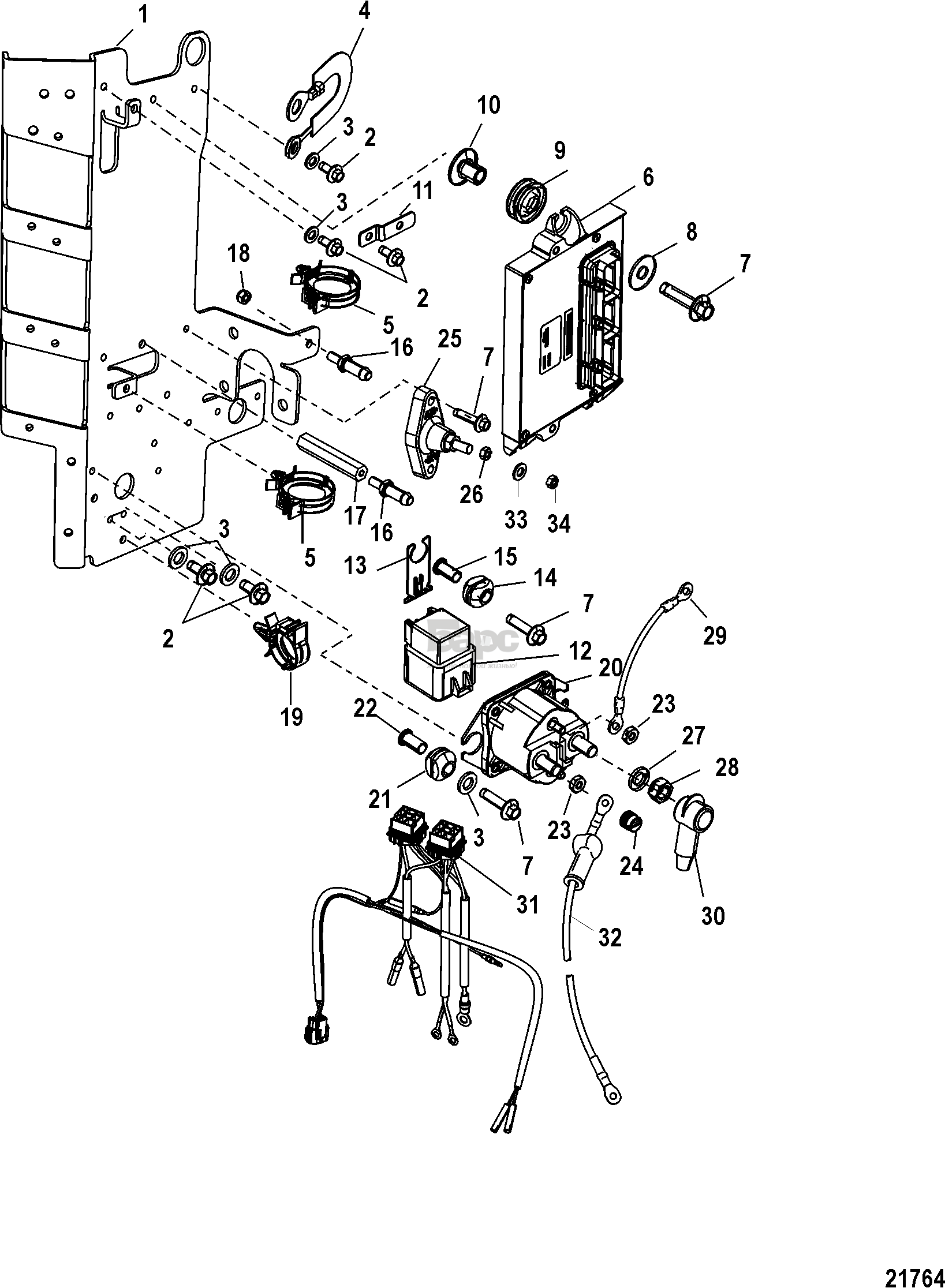 Electrical Components, PCM Mounting