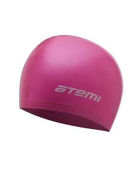 Шапочка для плавания Atemi, тонкий силикон, фиолетовый ТС403