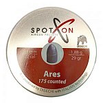 Пули пневматические SPOTON Ares, калибр 5,5мм, вес 1,88г (175 шт)