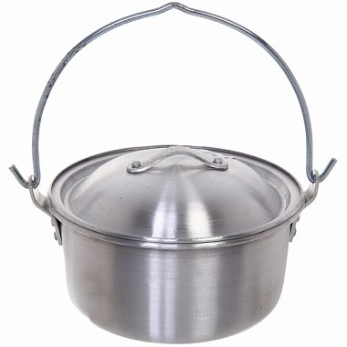 Котелок походный 1,5л 16 см алюминиевый с крышкой