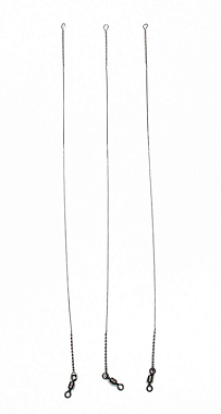 Поводок струна с вертлюгом Namazu (12кг/20 см/ 5 шт)