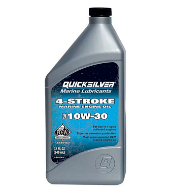 Масло Quicksilver 10W-30 4-х тактное 1л