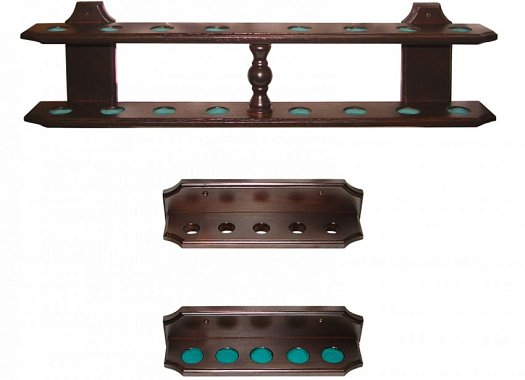 Комплект полка + киевница (на 5 киев, махагон)