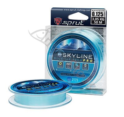 Леска SPRUT SKYLINE 3D Fluorocarbon Composition IceTech PRO (30м)