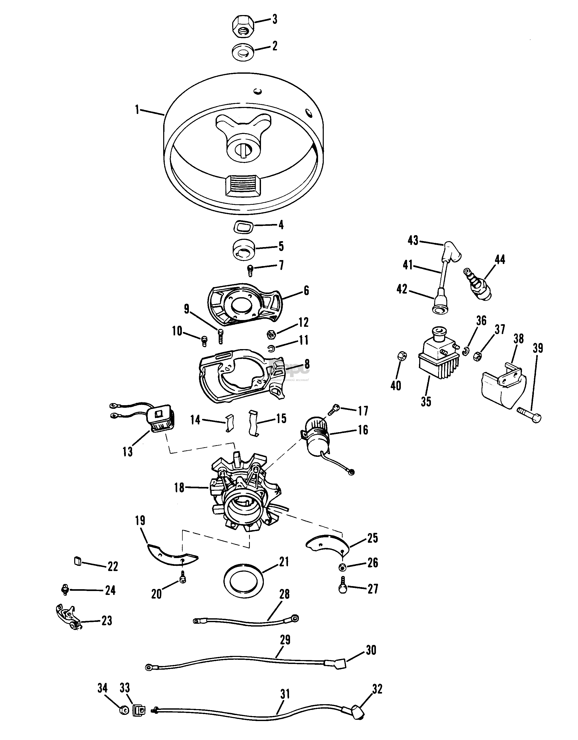 FLYWHEEL AND IGNITION COMPONENTS