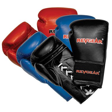 Перчатки боксерские Revgear Professional (на шнуровке)