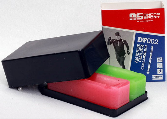 Лыжная мазь скольжения (2шт, 80гр, -2-6С, -5-11С)