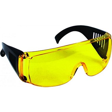 Очки защитные с дужками желтые FIT