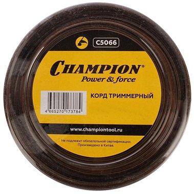 Леска 2.4мм квадрат Champion Nylplus Square 1м (74м)